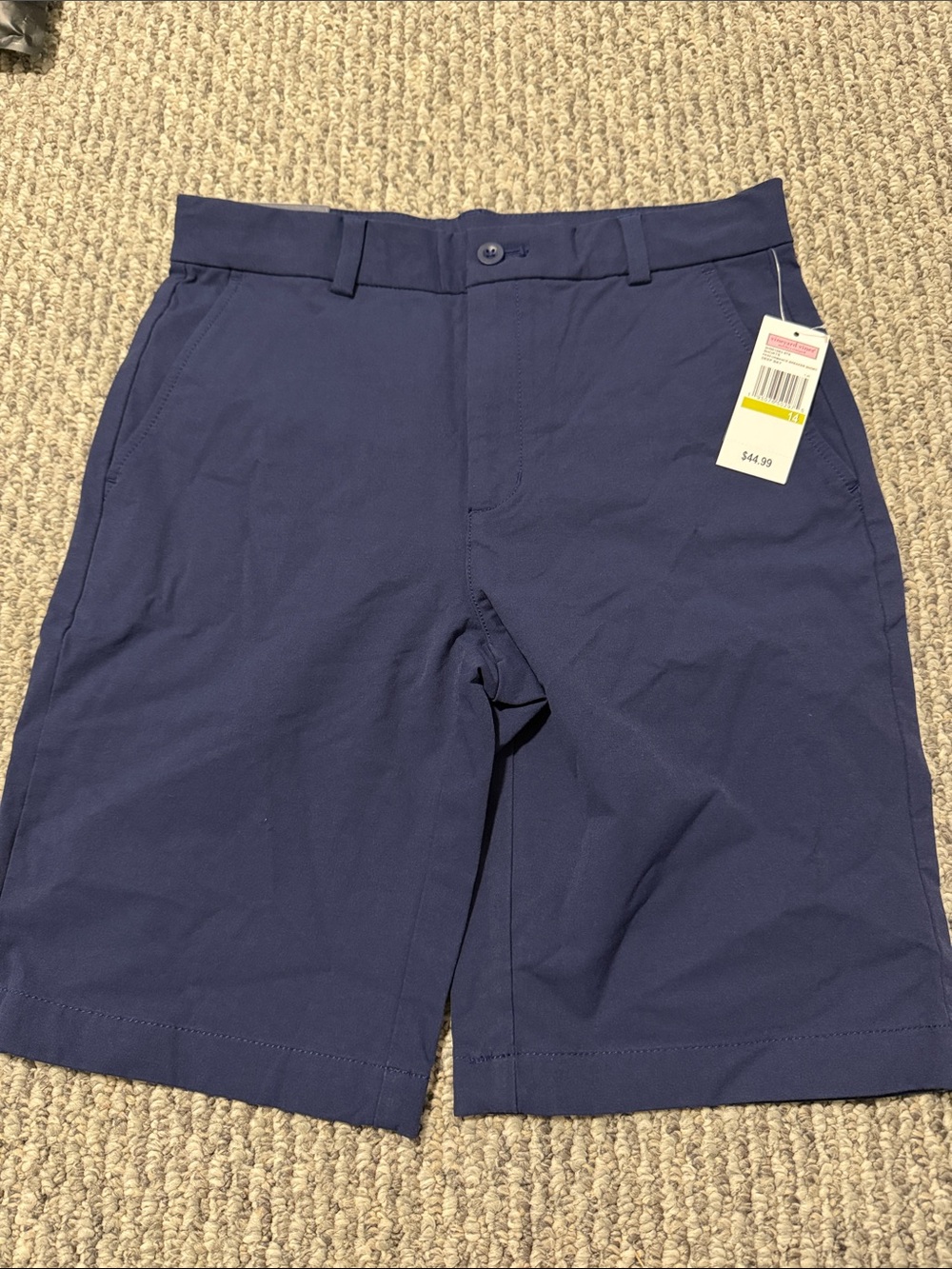 Vineyard Vines Boys Navy Performance Shorts